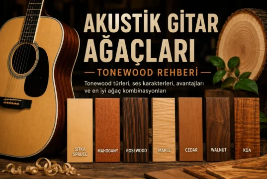 Akustik Gitarlarda Kullanılan Ağaçlar (Tonewood Rehberi) Neden Önemlidir?