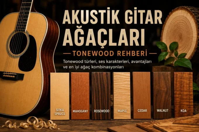 Akustik Gitarlarda Kullanılan Ağaçlar (Tonewood Rehberi) Neden Önemlidir?