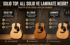 Akustik Gitarda Masif ve Lamine Gövde Rehberi Akustik Gitarda Masif ve Lamine Gövde Rehberi