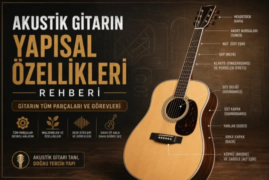 Akustik Gitarın Yapısal Özellikleri Rehberi