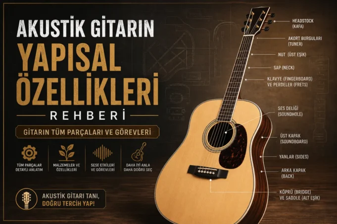 Akustik Gitarın Yapısal Özellikleri Rehberi