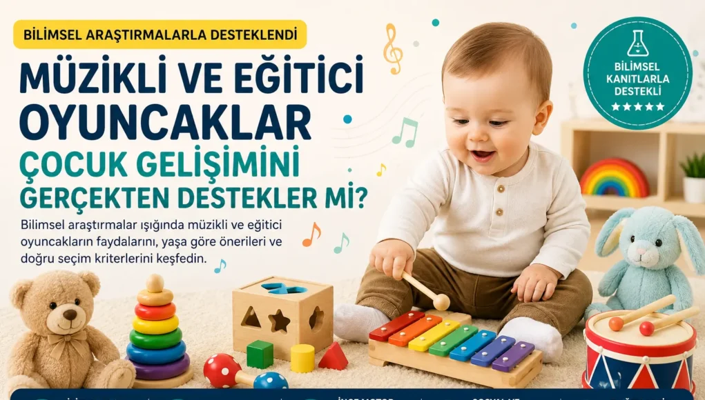Bilimsel Araştırmalara Göre Bebekler ve Çocuklar İçin En İyi Müzikli ve Eğitici Oyuncaklar Bilimsel Araştırmalara Göre Bebekler ve Çocuklar İçin En İyi Müzikli ve Eğitici Oyuncaklar