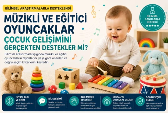 Bilimsel Araştırmalara Göre Bebekler ve Çocuklar İçin En İyi Müzikli ve Eğitici Oyuncaklar