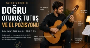 Klasik Gitarda Doğru Oturuş, Tutuş ve El Pozisyonu Rehberi Klasik Gitarda Doğru Oturuş, Tutuş ve El Pozisyonu Rehberi