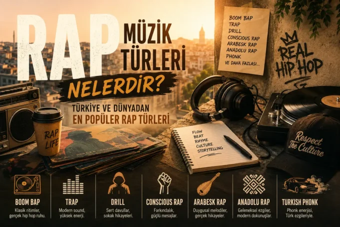 Rap Müzik Türleri Nelerdir? Türkiye'de ve Dünyada En Popüler Rap Alt Türleri (2026)