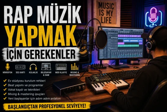 Rap Şarkısı Yapmak İçin Gerekenler: Ev Stüdyosu Kurulum Rehberi