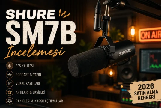 Shure SM7B İncelemesi: Hâlâ Alınmaya Değer Mi? (2026 Satın Alma Rehberi)