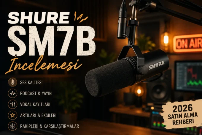 Shure SM7B İncelemesi: Hâlâ Alınmaya Değer Mi? (2026 Satın Alma Rehberi)