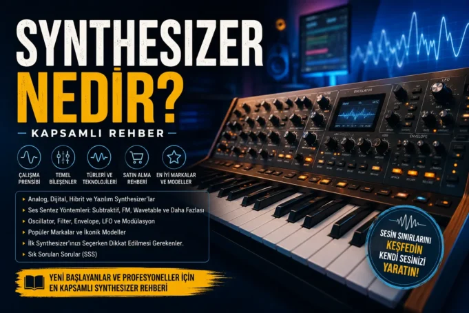 Synthesizer Nedir? Tarihi, Çalışma Prensibi, Türleri ve Satın Alma Rehberi Synthesizer Nedir? Tarihi, Çalışma Prensibi, Türleri ve Satın Alma Rehberi
