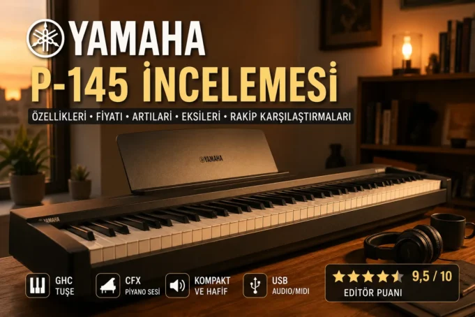 Yamaha P-145 İncelemesi (2026): Yeni Başlayanlar İçin En İyi Dijital Piyano mu?