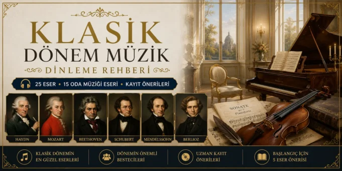 Klasik Dönem Klasik Müzik Dinleme Rehberi | 25 Eser ve Kayıt Önerileri