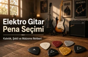 Elektro Gitar İçin Pena Seçimi: Hangi Kalınlık ve Şekil Daha İyi?